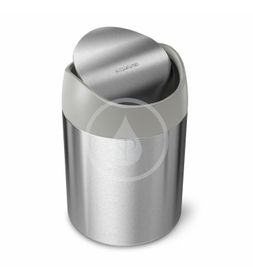 Simplehuman Koše - Odpadkový kôš Mini na stôl 1,5 l, kefovaná nerezová