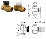 Uponor Vario set regulačných guľových ventilov pre rozdeľovače