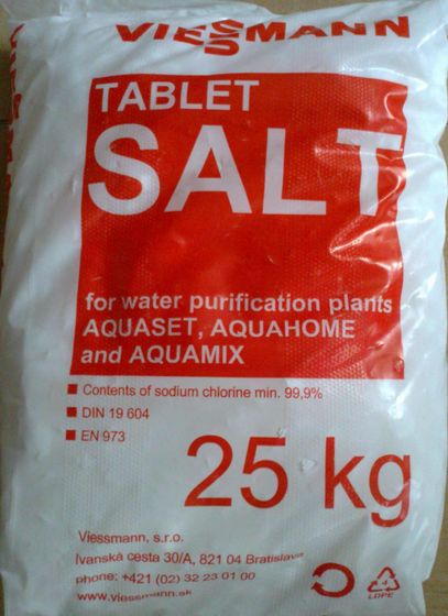 Viessmann regeneračná soľ pre jednotky Aquahome, 25 kg