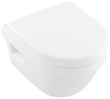 Villeroy & Boch Architectura - Závesné WC Compact, zadný odpad, DirectFlush, AntiBac, CeramicPlus, alpská biela