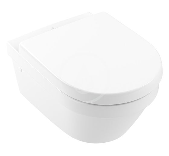 Villeroy & Boch Architectura - Závesné WC s WC doskou SoftClosing, DirectFlush, alpská biela