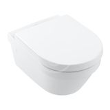 Villeroy & Boch Architectura - Závesné WC s WC doskou SoftClosing, DirectFlush, CeramicPlus, alpská biela