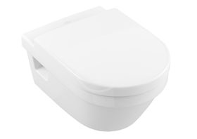 Villeroy & Boch Architectura - Závesné WC, zadný odpad, DirectFlush, AntiBac, CeramicPlus, alpská biela