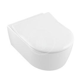 Villeroy & Boch Avento - Závesné WC s doskou SoftClosing, DirectFlush, alpská biela