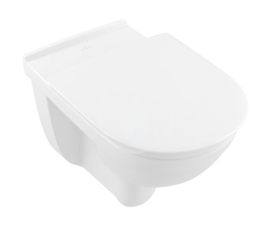 Villeroy & Boch ViCare - Závesné WC bezbariérové, zadný odpad, DirectFlush, alpská biela