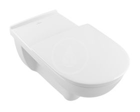 Villeroy & Boch ViCare - Závesné WC bezbariérové, zadný odpad, DirectFlush, AntiBac, CeramicPlus, alpská biela