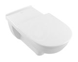 Villeroy & Boch ViCare - Závesné WC bezbariérové, zadný odpad, DirectFlush, CeramicPlus, alpská biela