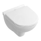 Villeroy & Boch O.novo - Závesné WC Compact s doskou SoftClosing, DirectFlush, alpská biela