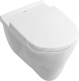 Villeroy & Boch O.novo - Závesné WC, ploché splachovanie, biela