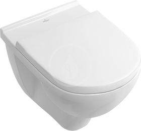 Villeroy & Boch O.novo - Závesné WC s doskou SoftClose, Combi-Pack, s CeramicPlus, biela