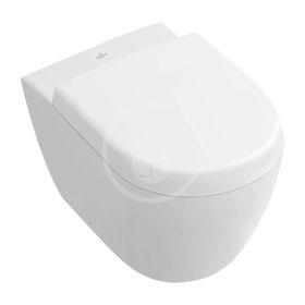 Villeroy & Boch Subway 2.0 - Závesné kompaktné WC, DirectFlush, CeramicPlus, alpská biela