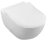 Villeroy & Boch Subway 2.0 - Závesné WC s WC doskou SoftClosing, DirectFlush, alpská biela