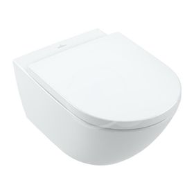 Villeroy & Boch Subway 3.0 - Závesné WC s doskou, SoftClosing, TwistFlush, CeramicPlus, alpská biela