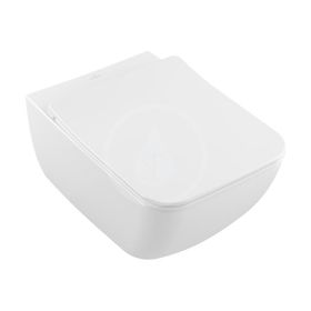 Villeroy & Boch Venticello - Závesné WC s WC doskou SoftClosing, DirectFlush, CeramicPlus, alpská biela