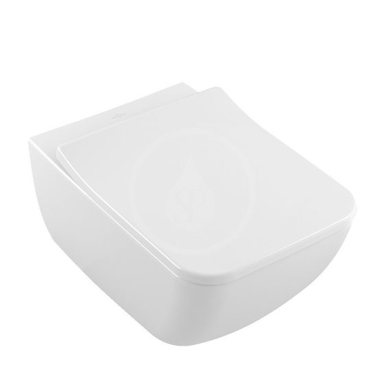 Villeroy & Boch Venticello - Závesné WC, DirectFlush, CeramicPlus, alpská biela