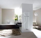 Zehnder Metropolitan Bar - Kúpeľňový radiátor 1225x600 mm, stredové pripojenie 50 mm, biely lak