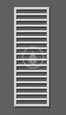 Zehnder Subway - Kúpeľňový radiátor 1261x600 mm, rovný, stredové pripojenie 50 mm, biely lak