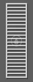 Zehnder Subway - Kúpeľňový radiátor 1549x450 mm, rovný, stredové pripojenie 50 mm, biely lak