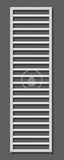 Zehnder Subway - Kúpeľňový radiátor 1549x450 mm, rovný, stredové pripojenie 50 mm, nehrdzavejúca oceľ