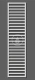 Zehnder Subway - Kúpeľňový radiátor 1837x450 mm, rovný, stredové pripojenie 50 mm, chróm