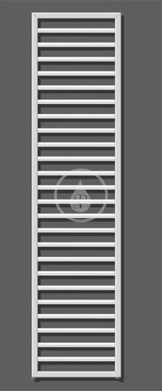 Zehnder Subway - Kúpeľňový radiátor 1837x600 mm, rovný, stredové pripojenie 50 mm, biely lak