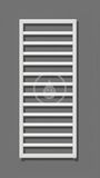 Zehnder Subway - Kúpeľňový radiátor 973x600 mm, rovný, stredové pripojenie 50 mm, biely lak