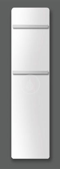 Zehnder Vitalo Bar - Kúpeľňový radiátor 1890x400 mm, rovný, stredové pripojenie 50 mm, biely lak